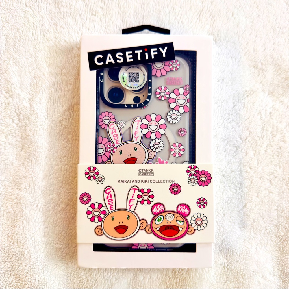 Casetify Takashi Murakami Kaikai and Kiki iPhone 16 Pro Max Case - New NIB Pink